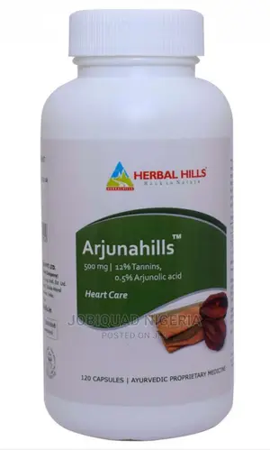 Arjuna Herbalist Hills Capsules Heart Care 500mg 120 Counts