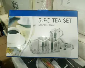 5 Peices Stainless Tea Set.