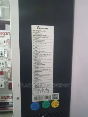 Growwatt 3.5kva Hybrid Inverter With 60a Inbuilt Controller