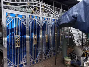 Stainless Steel Blue Swing Gate