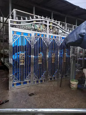 Stainless Steel Blue Swing Gate
