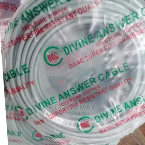 C Divine 1mm 2core Cable PVC Copper by 50 Meters