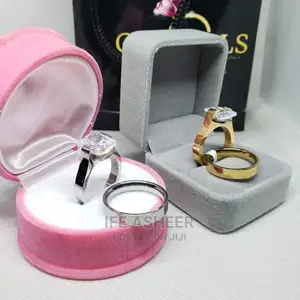 Complete Set of Wedding Ring - Gold, Silver
