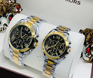Michael Kors Couples Wrist Watch - Gold and Silver