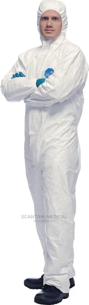 Protective Coverall With Hood, Disposable