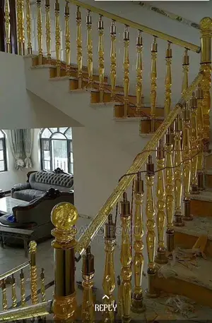Gold Cristal Staircase Rail