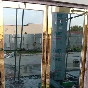 Golden Glass Door