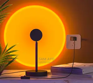 Desk Lamp USB Sunset Projector Light for Photo Deco