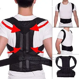 Corrector Back Support Shoulder Lumbar Brace Belt Men Women