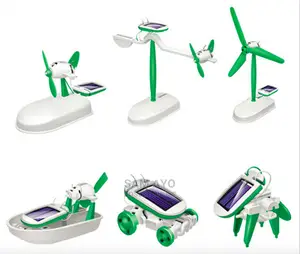 6 in 1 Solar Robot Diy Educational Toy for Kids