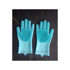 Magic Silicone Gloves Dish Washing Gloves 2pcs