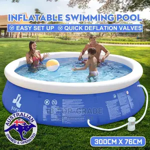 300cm by 7home Use Inflatable Large Outdoor Swimming Pool