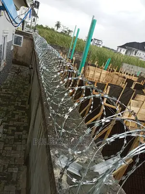 Security Fencing; Galvanized Barb Wire
