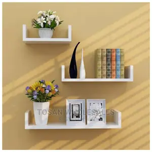 Big U Shape Floating Shelves