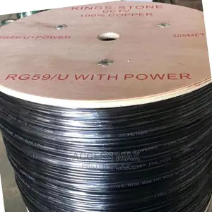 Rg59 CCTV Camera Cable With Power Copper by 305 Meters