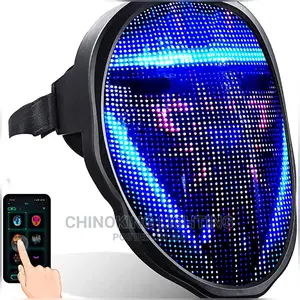 LED Face Mask DJ Waiters Mask