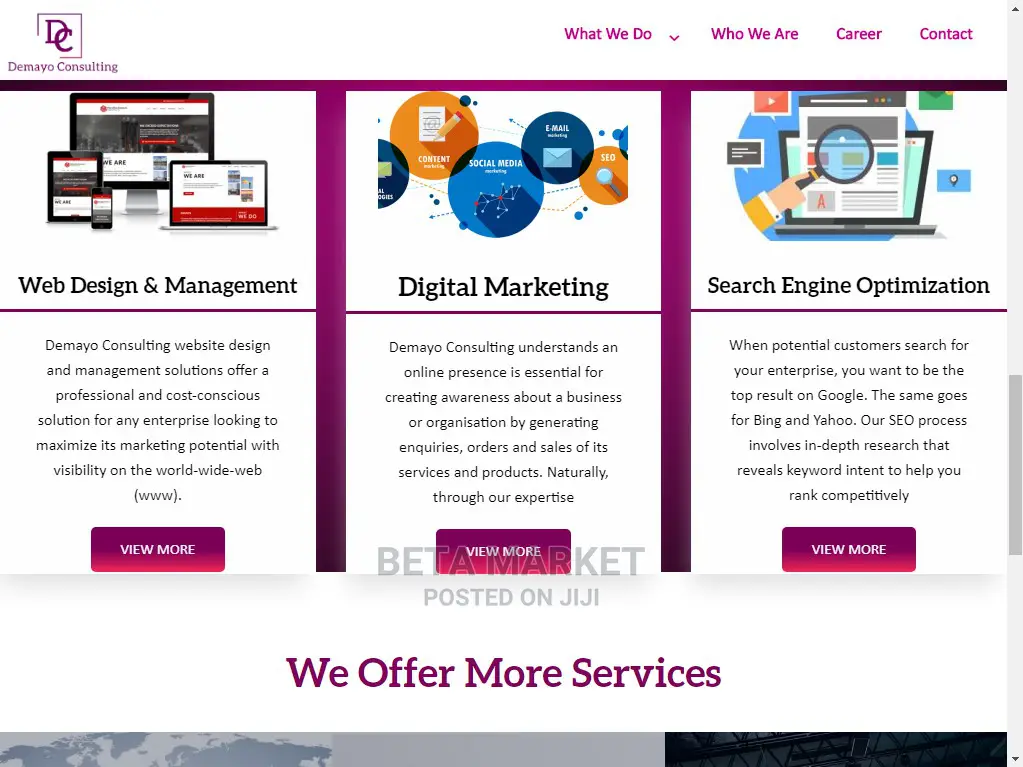 Website Design and Development
