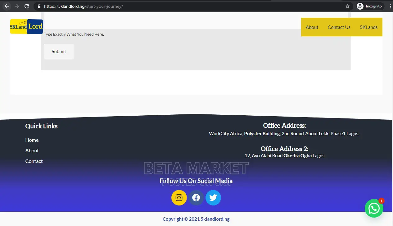 Website Design and Development