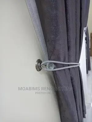 Dark Grey Blackout Curtains Per Yard 3900