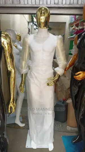 Gold And White Male Mannequins