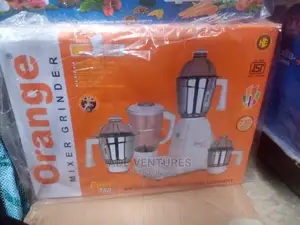 Orange Blender Mixer and Grinder Set - Heavy Duty- 750WATTS