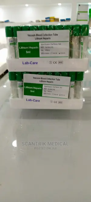 Vacuum Blood Collection/Sodium Heparin Tubes With Green Cap