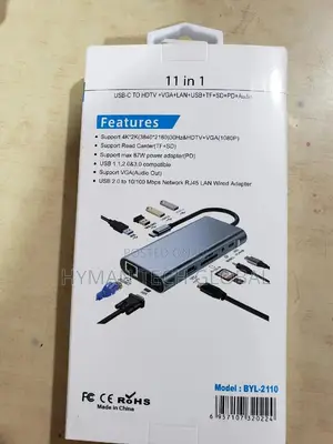 USB Type C 11 in 1 Docking Station Adapter