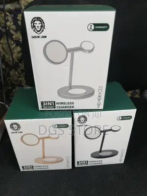 Green 3 in 1 Wireless Charger 15w