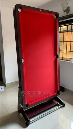 7ft Red Felt Snooker
