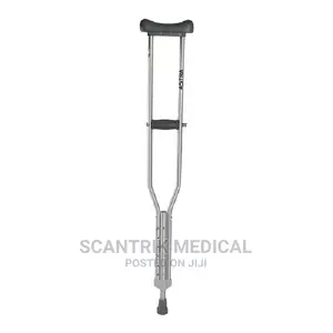 Under Arm Crutches Aluminium With Adjustable Elbow Support
