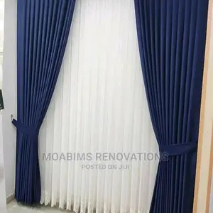 Turkish Navy Blue Curtain