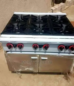 4burner Gas Cooker With Cabinet .