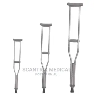 Underarm Adjustable Height Handle Adult Crutches