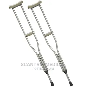 Adjustable Use Height Underarm Crutch