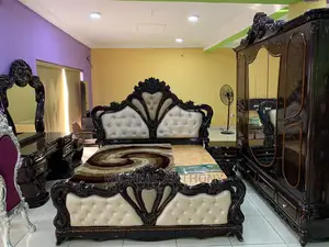 Royal Bed Full Compelet Set With Wardrope