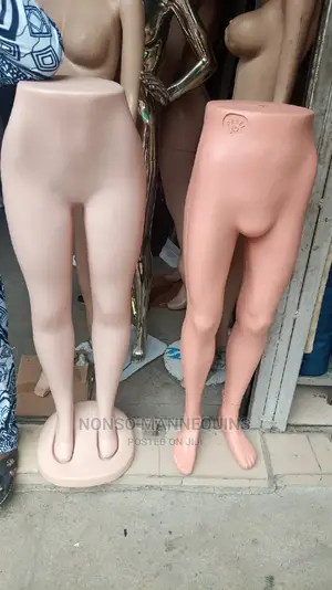 Female Male Plastic Waist Mannequins