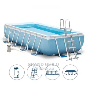 Intex Prism Frame Above Ground Pool Rectangular 16*8ft