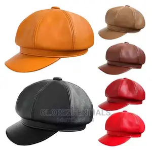 Leather Caps Unisex Fashion Cap