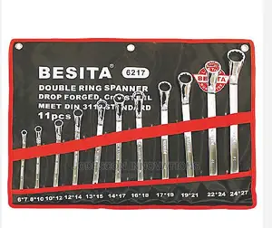 Besita 6217 11 Pcs Metric Double Ring End Spanner Set