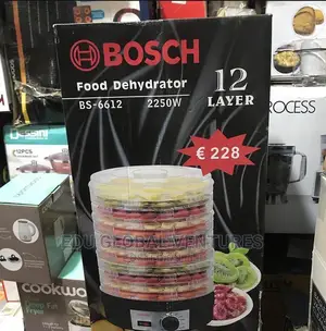 Bosch 12 Layer Food Dehydrator, 2250watts, BS-6612.
