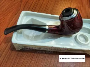 Wooden Smoking Pipe | Tobacco Weed Durable Pipe Nigeria