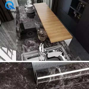 Waterproof Marble Wallpaper Self Adhesive 60cmx5m