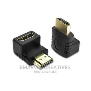 Hdmi-Compatible 90 Degree Right-Angle Adapter HDMI