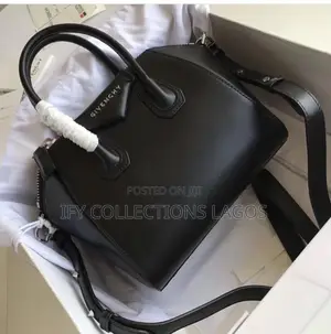 Luxury Givenchy Designer Women's Black Leather Handbags.