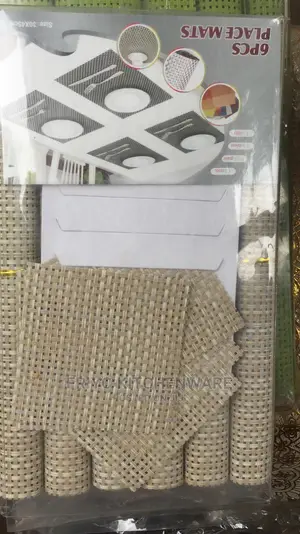 6pcs Table Mat With Class Covers