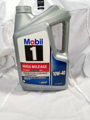 Mobil1 High Mileage 10w-40 5L 75000 Miles