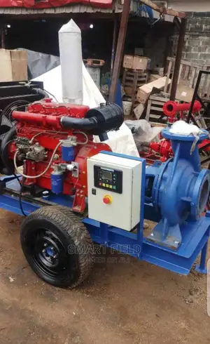 End-Suction Centrifugal Pump Coupled With Diesel Engine