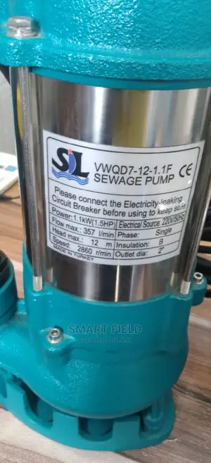 Submersible Sewage Pump Sil Make 1.1kw 1.5hp