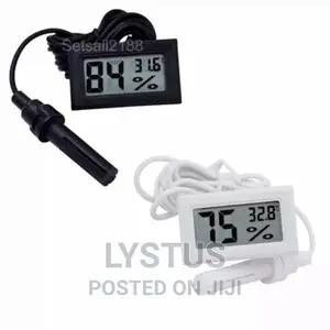 FY-12 Aquarium Fridge/Freezer Hygrometer Water Thermometer