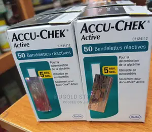Accu-Chek Blood Sugar Test Strips – 50pcs